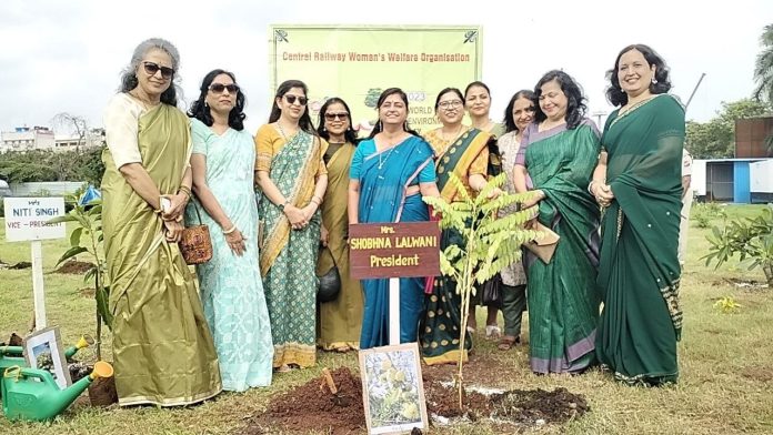 CRWWO Embarks on Green Initiative with Tree Plantation Drive at CSMT Station