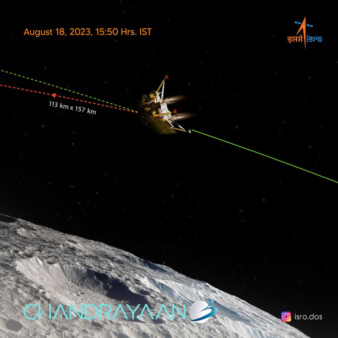 Vikram Lander Nears Moon