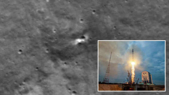 NASA Locates Crash Site of Luna-25