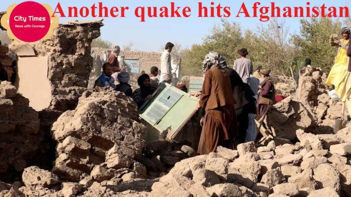 Another quake hits Afghanistan
