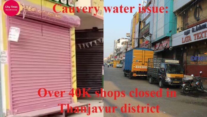 Protest over Cauvery water