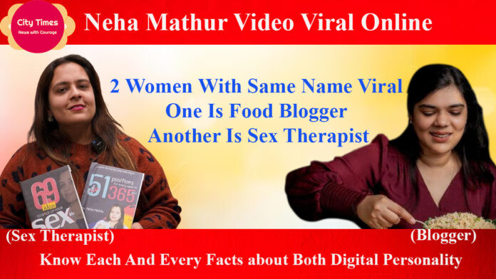 Neha Mathur Video Viral Online