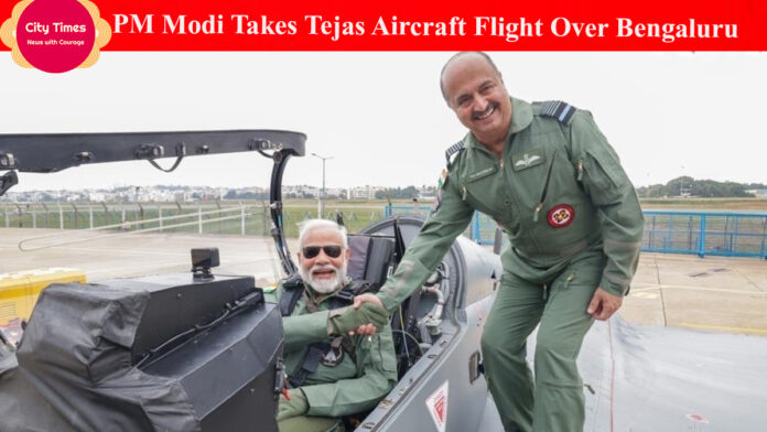 PM Modi Tejas Flight