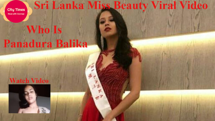 Sri Lanka Miss Beauty Viral Video