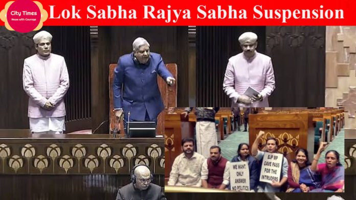 Lok Sabha Rajya Sabha Suspension