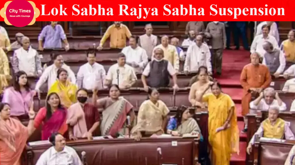 Lok Sabha Rajya Sabha Suspension: Parliamentary chaos unfolds as 78 MPs face suspension. Controversy erupts over the government's response to security breach protests. Get the latest on the political turmoil.