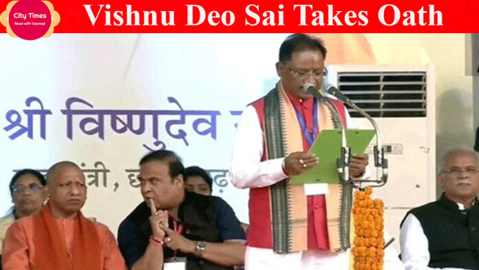 Vishnu Deo Sai Takes Oath