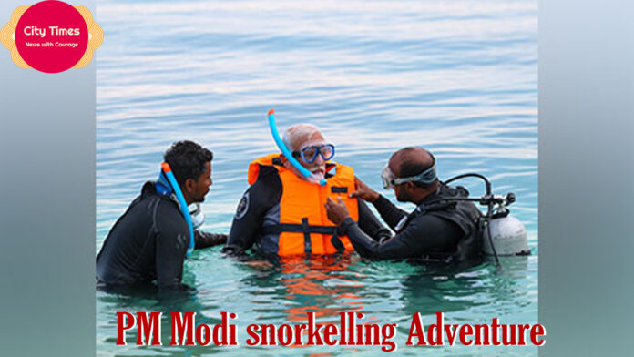PM Modi snorkelling Adventure